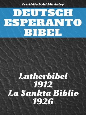 cover image of Deutsch Esperanto Bibel